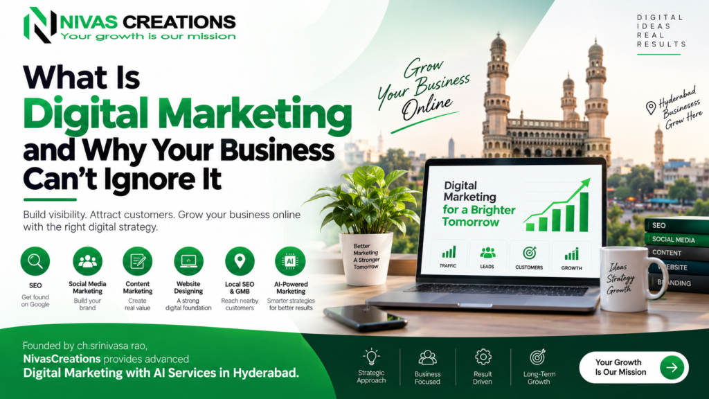 Digital marketing services in Hyderabad by NivasCreations